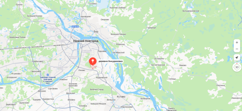 Деревня Анкудиновка в Нижнем Новгороде